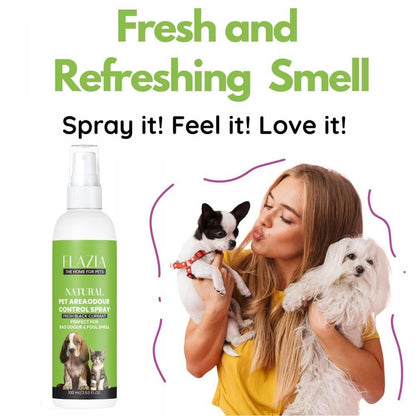 FLAZIA Pets Natural Pet area Odour Control Spray (100 ML) Pack of 1